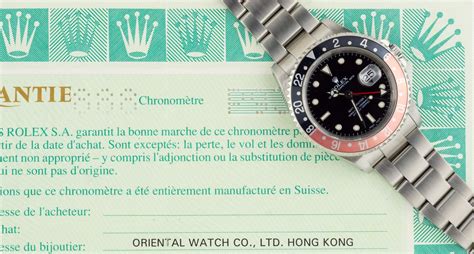 garanzia rolex del 1984|Rolex con Garanzia: storia delle garanzie .